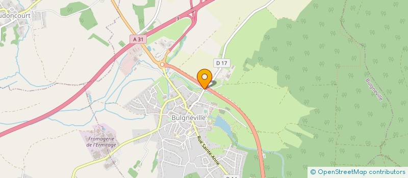 localisation de l'entreprise OFFICE NOTARIAL DE BULGNEVILLE CUNY HELENE  BULGNEVILLE