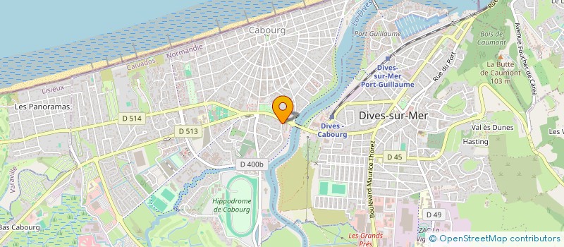 localisation de l'entreprise OFFICE NOTARIAL DE CABOURG  CABOURG