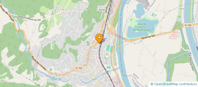 localisation de l'entreprise OFFICE NOTARIAL DE LA RUE DE LA PAIX à LE TEIL