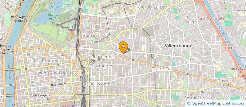 localisation de l'entreprise OFFICE NOTARIAL DE PRESSENSE  VILLEURBANNE