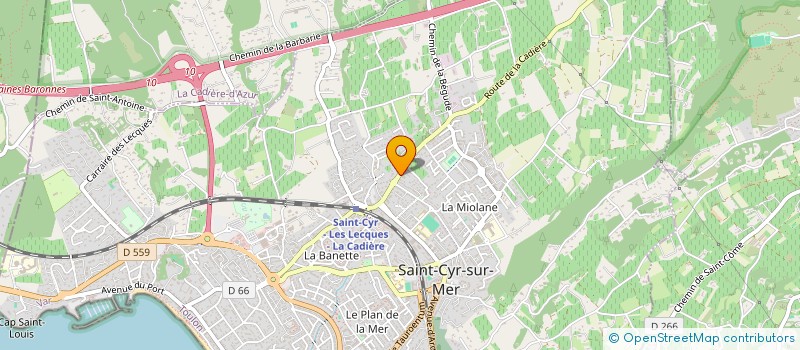 localisation de l'entreprise OFFICE NOTARIAL DE SAINT CYR SUR MER à SAINT-CYR-SUR-MER
