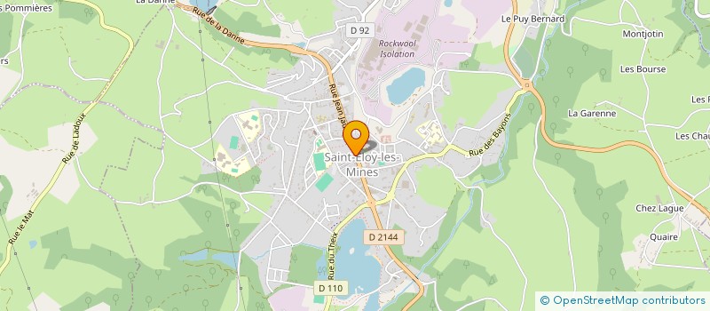 localisation de l'entreprise OFFICE NOTARIAL DE SAINT ELOY LES MINES  SAINT-ELOY-LES-MINES