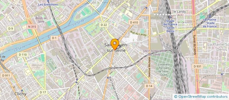 localisation de l'entreprise OFFICE NOTARIAL DE SAINT OUEN à SAINT-OUEN-SUR-SEINE