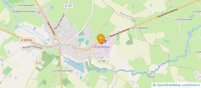 localisation de l'entreprise OFFICE NOTARIAL DE SECONDIGNY  SECONDIGNY