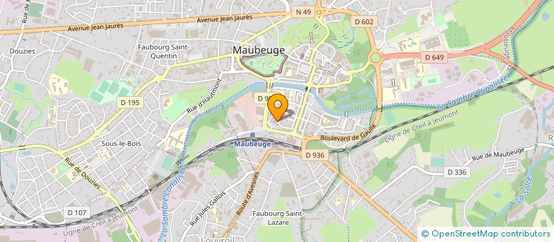 localisation de l'entreprise OFFICE NOTARIAL DES ARTS à MAUBEUGE