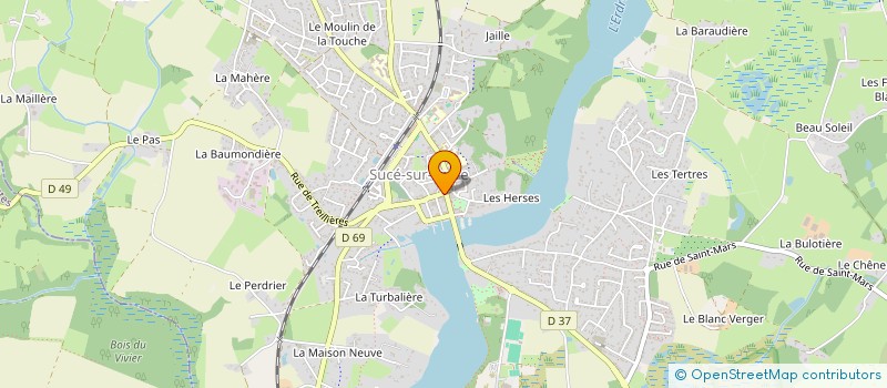 localisation de l'entreprise OFFICE NOTARIAL DES BORDS DE L'ERDRE  SUCE-SUR-ERDRE
