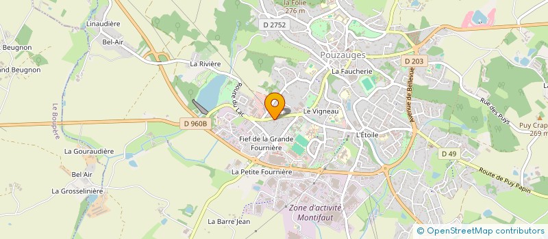 localisation de l'entreprise OFFICE NOTARIAL DU BOCAGE à POUZAUGES