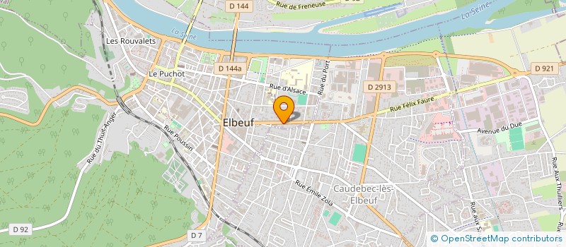 localisation de l'entreprise OFFICE NOTARIAL DU COURS CARNOT  ELBEUF