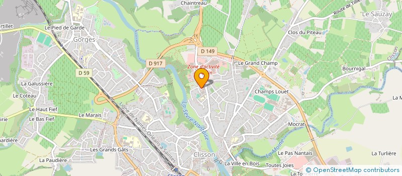 localisation de l'entreprise OFFICE NOTARIAL DU VIGNOBLE à CLISSON