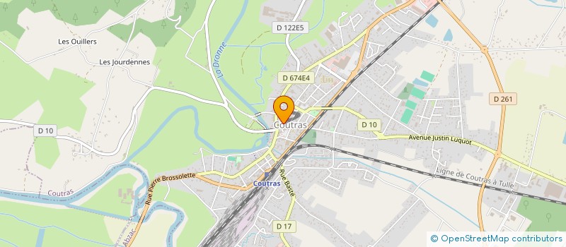 localisation de l'entreprise OFFICE NOTARIAL DUCOURTIOUX  COUTRAS