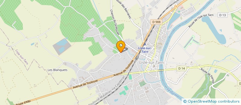 localisation de l'entreprise OFFICE NOTARIAL GARDELLE MARTIN ET ASSOCIES à LISLE-SUR-TARN