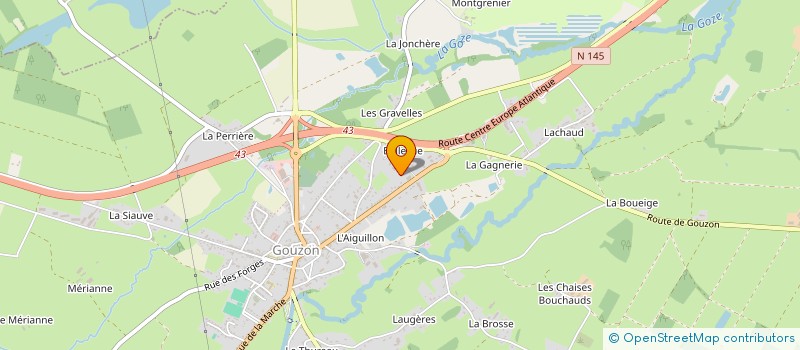 localisation de l'entreprise OFFICE NOTARIAL GOUZON à GOUZON