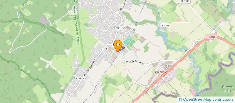 localisation de l'entreprise OFFICE NOTARIAL JUR'ACTES  THOIRY