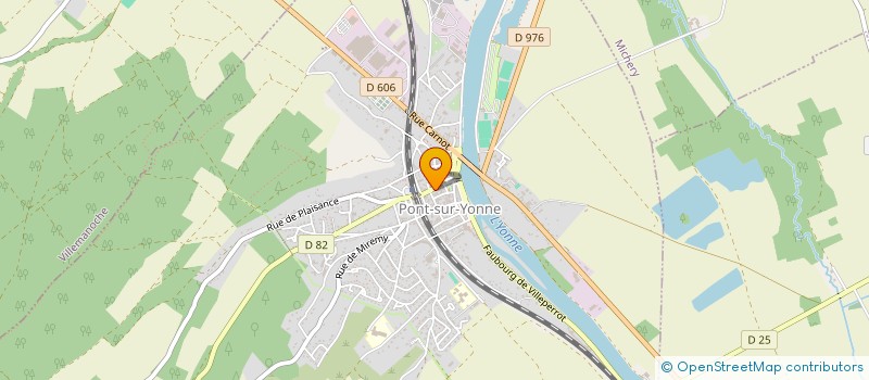 localisation de l'entreprise OFFICE NOTARIAL MAITRE EMILIE WIESSNER NOTAIRE  PONT-SUR-YONNE