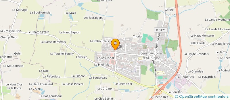 localisation de l'entreprise OFFICE NOTARIAL MATHIEU LORET  SAINT-AUBIN-D'AUBIGNE