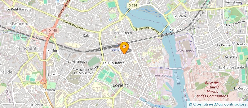 localisation de l'entreprise OFFICE NOTARIAL PORTE DES INDES à LORIENT