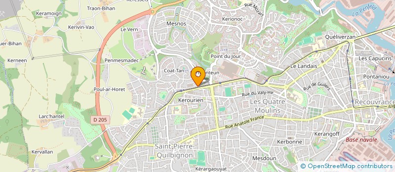 localisation de l'entreprise OFFICE NOTARIAL RIVE DROITE - IROISE à BREST