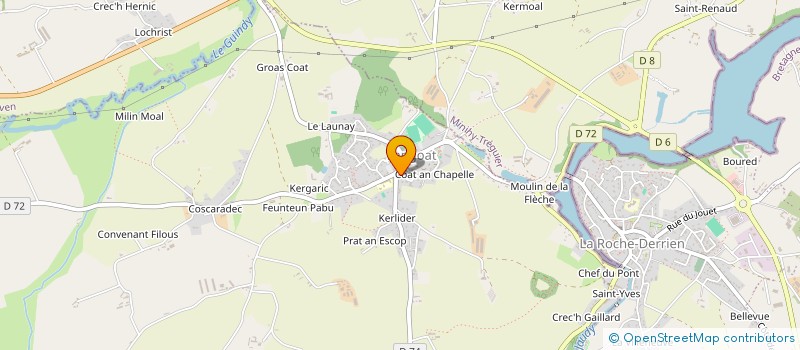 localisation de l'entreprise OFFICE NOTARIAL ROCHOIS-CAVANAIS  LA ROCHE-JAUDY