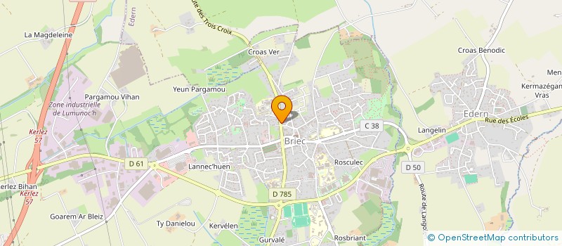 localisation de l'entreprise OFFICE NOTARIAL ROLLAND PIEGUE - OGOR  BRIEC