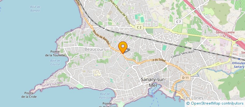 localisation de l'entreprise OFFICE NOTARIAL STELLAMARE  SANARY-SUR-MER