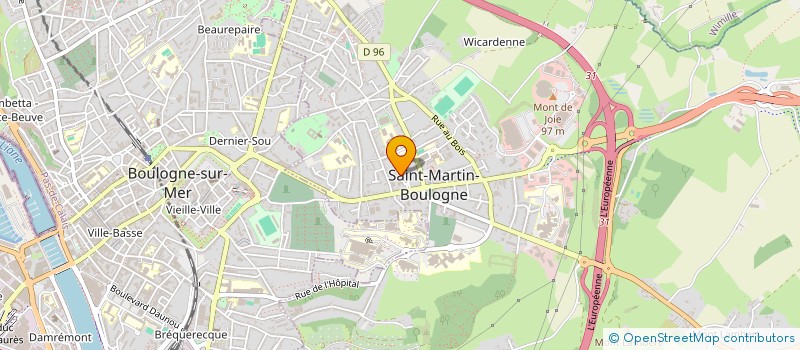 localisation de l'entreprise OFFICE NOTARIAL THIERRY CRESSON  SAINT-MARTIN-BOULOGNE