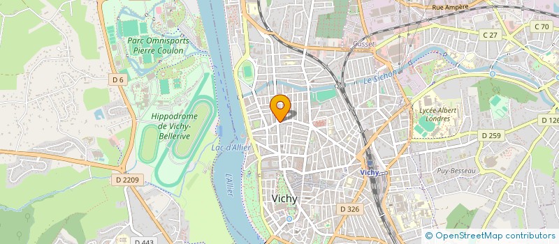 localisation de l'entreprise OFFICE NOTARIAL TOURNU à VICHY