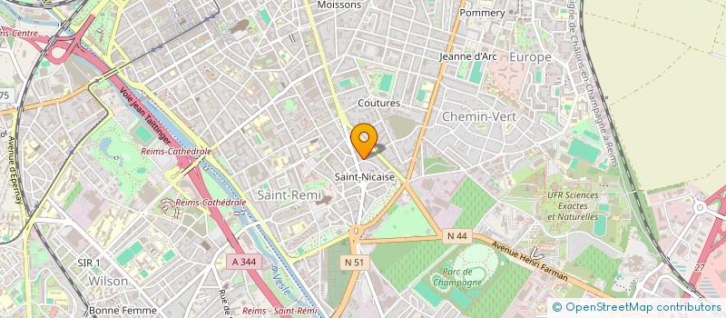 localisation de l'entreprise OFFICE PATRIMONIAL CHAMPAGNE ARDENNES à REIMS