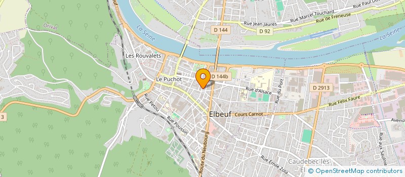 localisation de l'entreprise OFFICE PERSONNES AGEES ELBEUF ET REGION à ELBEUF