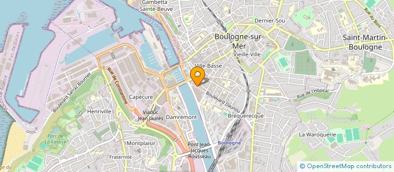 localisation de l'entreprise OFFICE PERSONNES AGEES LITTORAL à BOULOGNE-SUR-MER