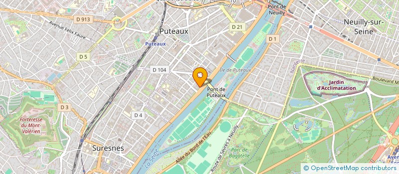 localisation de l'entreprise OFFICE PHARMAC INDUST HOSPITAL  PUTEAUX