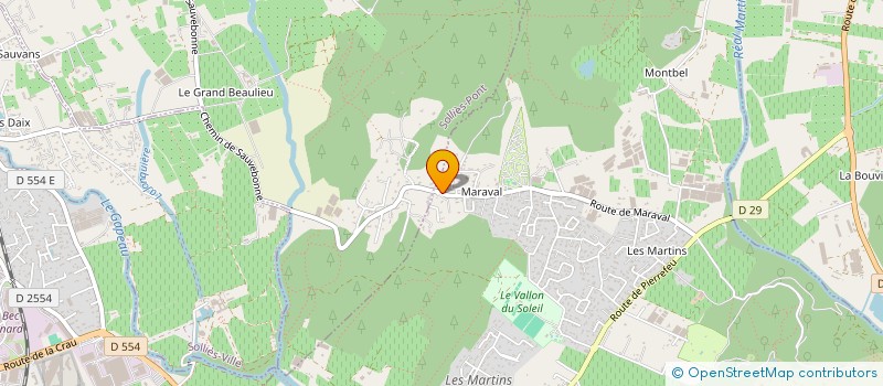 localisation de l'entreprise OFFICE PIXIES  LA CRAU