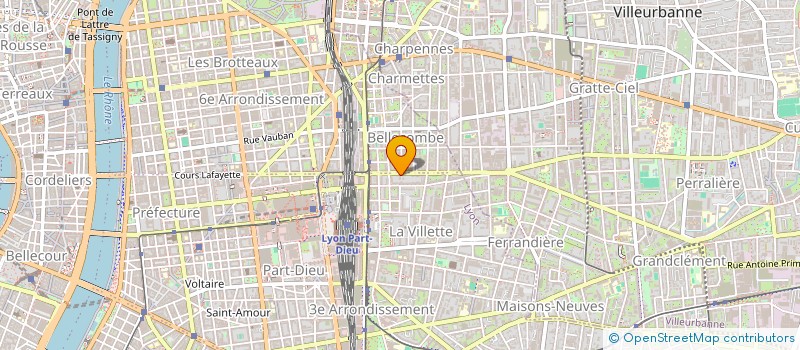 localisation de l'entreprise OFFICE POUR LA PROMOTION A L'EXPORTATION à LYON
