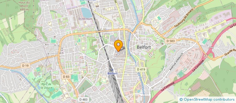 localisation de l'entreprise OFFICE POUR LES AINES BELFORT TERRITOIRE à BELFORT