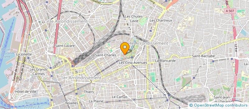 localisation de l'entreprise OFFICE POUR LES INSECTES LEUR ENV PACA à MARSEILLE 4EME