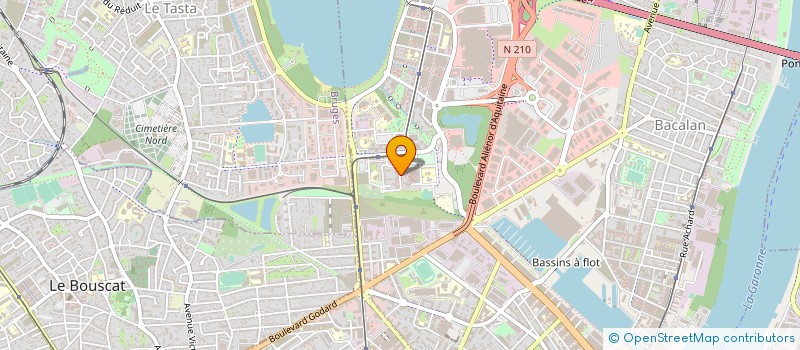 localisation de l'entreprise OFFICE PUB HABIT LOYER MODERE COMMU URBA à BORDEAUX