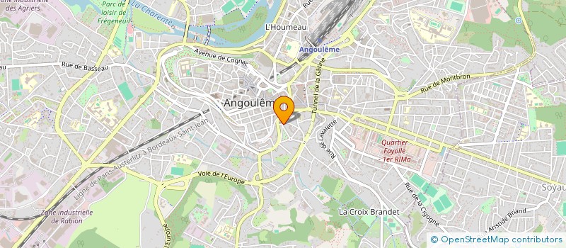 localisation de l'entreprise OFFICE PUB HABIT LOYER MODERE VILLE ANGO à ANGOULEME