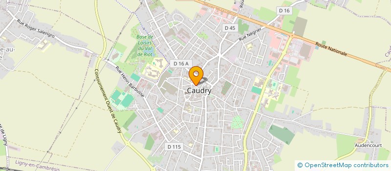 localisation de l'entreprise OFFICE PUBLIC D'H.L.M DE CAUDRY à CAUDRY