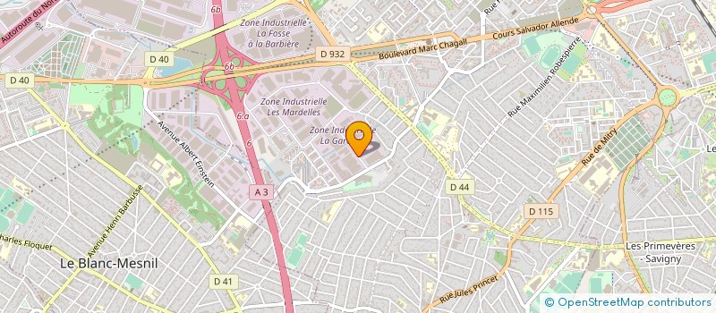 localisation de l'entreprise OFFICE PUBLIC DE L'HABITAT D' AULNAY SOUS BOIS  AULNAY-SOUS-BOIS