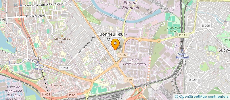 localisation de l'entreprise OFFICE PUBLIC DE L HABITAT DE BONNEUIL SUR MARNE  BONNEUIL-SUR-MARNE