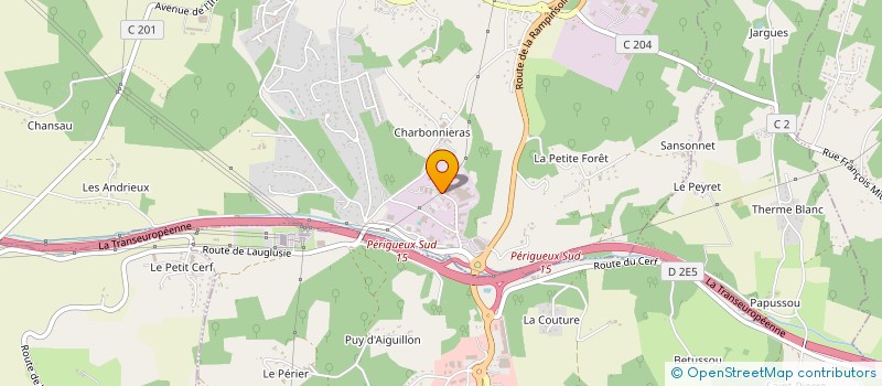 localisation de l'entreprise OFFICE PUBLIC DE L'HABITAT PERIGORD HABITAT  PERIGUEUX