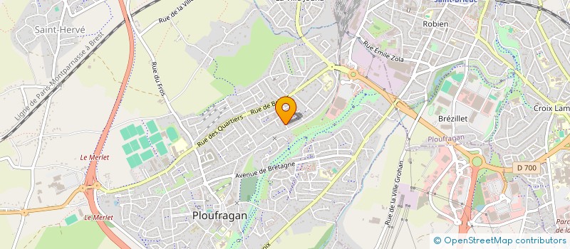 localisation de l'entreprise OFFICE PUBLIC DE L'HABITAT TERRES D'ARMOR HABITAT  PLOUFRAGAN