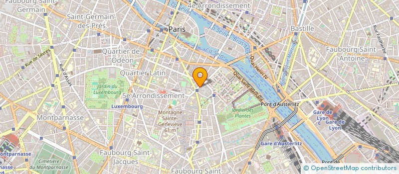 localisation de l'entreprise OFFICE PUBLIC HABITATION DE LA  VILLE DE  PARIS