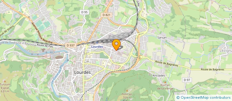 localisation de l'entreprise OFFICE PYRENEEN EXPORTATION NEGOCE à LOURDES
