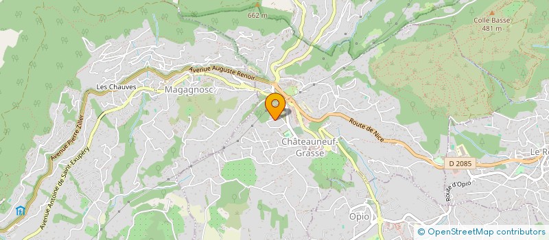 localisation de l'entreprise OFFICE RB  CHATEAUNEUF-GRASSE