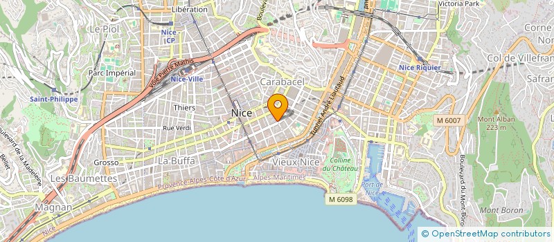 localisation de l'entreprise OFFICE REGIONAL D'INFORMATION DE FORMATION ET DE FORMALITES DES PROFESSIONS LIBERALES DE LA REGION PACA à NICE