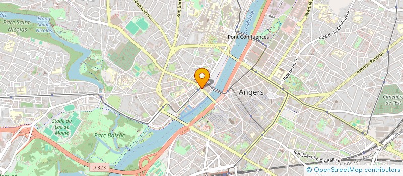 localisation de l'entreprise OFFICE REGIONAL MULTI SERVICES OREM R 11 à ANGERS