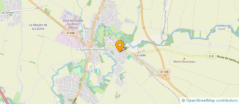 localisation de l'entreprise OFFICE REGIONAL PHARMACEUTIQUE D'INTERET ECONOMIQUE  SAINTE-HERMINE