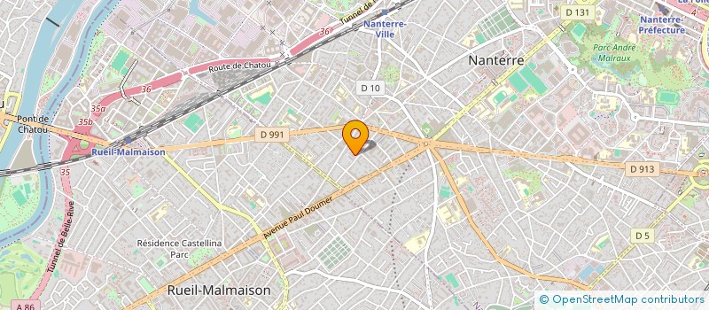 localisation de l'entreprise OFFICE RESSOURCING  NANTERRE