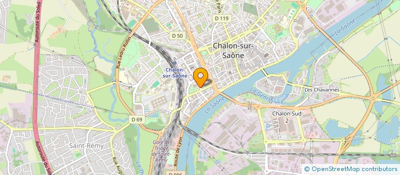 localisation de l'entreprise OFFICE RETRAITE ACTIVE CHALONNAIS à CHALON-SUR-SAONE
