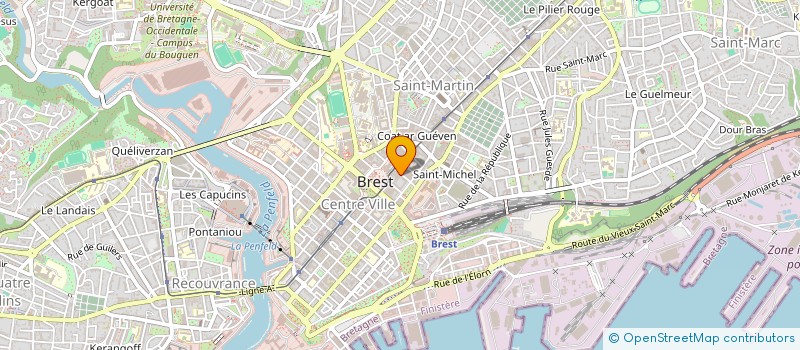 localisation de l'entreprise OFFICE RETRAITES PERSONN AGEES à BREST